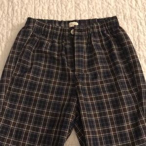 Brandy Melville/John Galt Plaid Tilden Pants